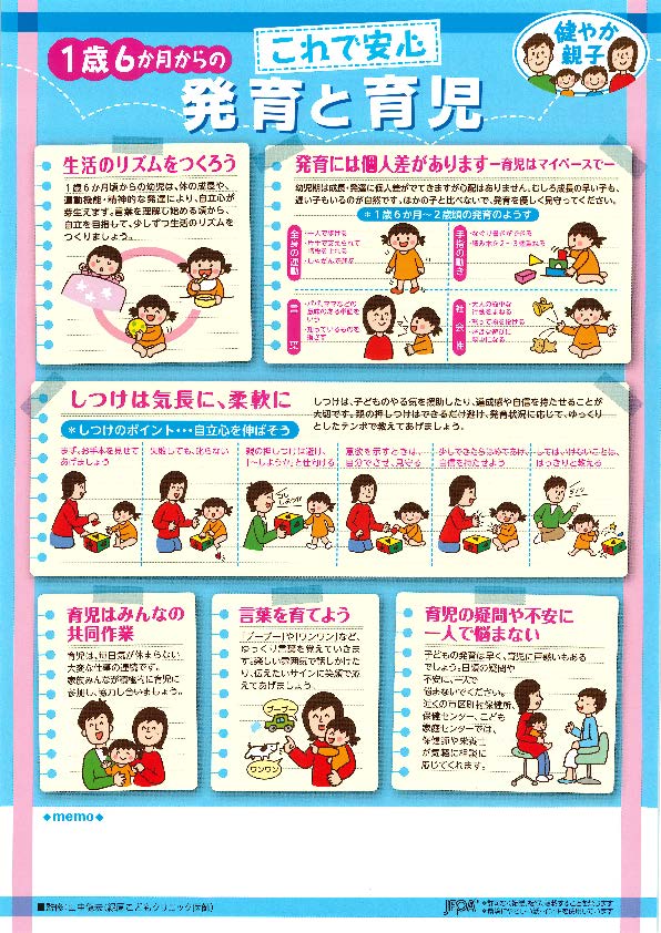 1歳6か月からの これで安心 発育と育児 – JFPA®オンラインショップ