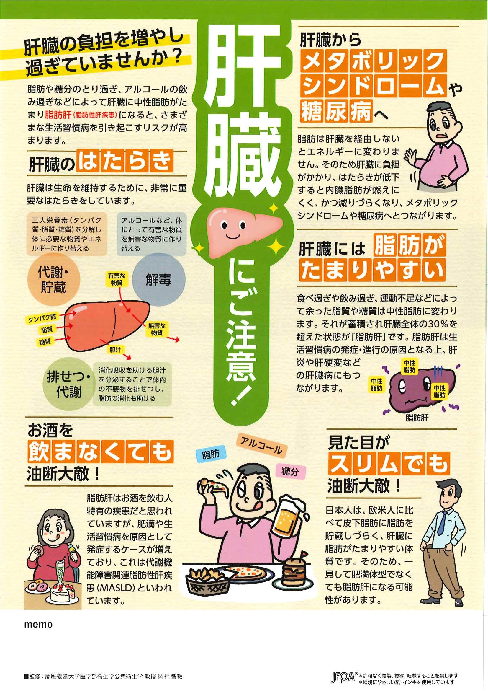 肝臓にご注意！ – JFPA®オンラインショップ