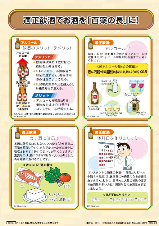 知っていますか？ アルコールと病気の関係 – JFPA®オンラインショップ