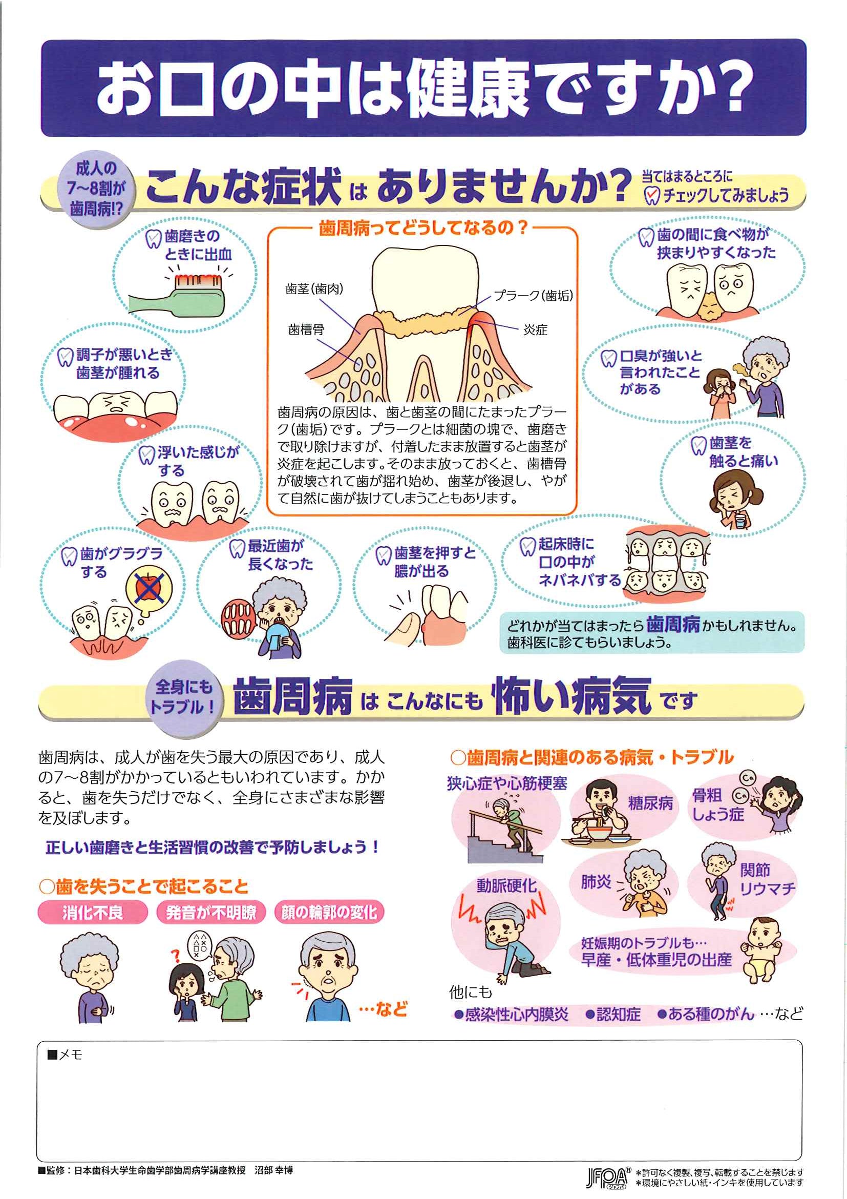 お口の中は健康ですか? – JFPA®オンラインショップ