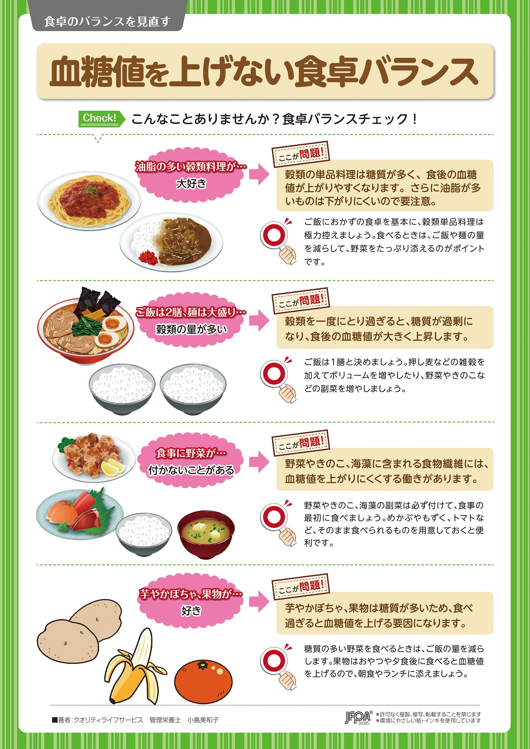 血糖値を上げない食卓バランス