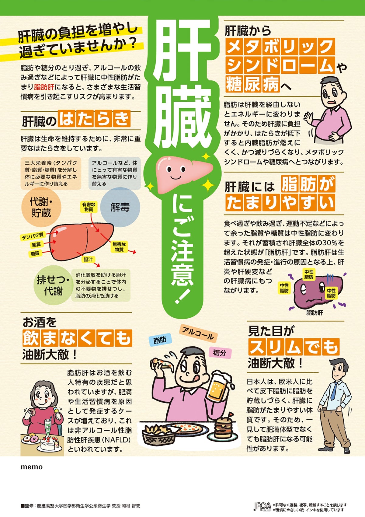 肝臓にご注意! – JFPA®オンラインショップ