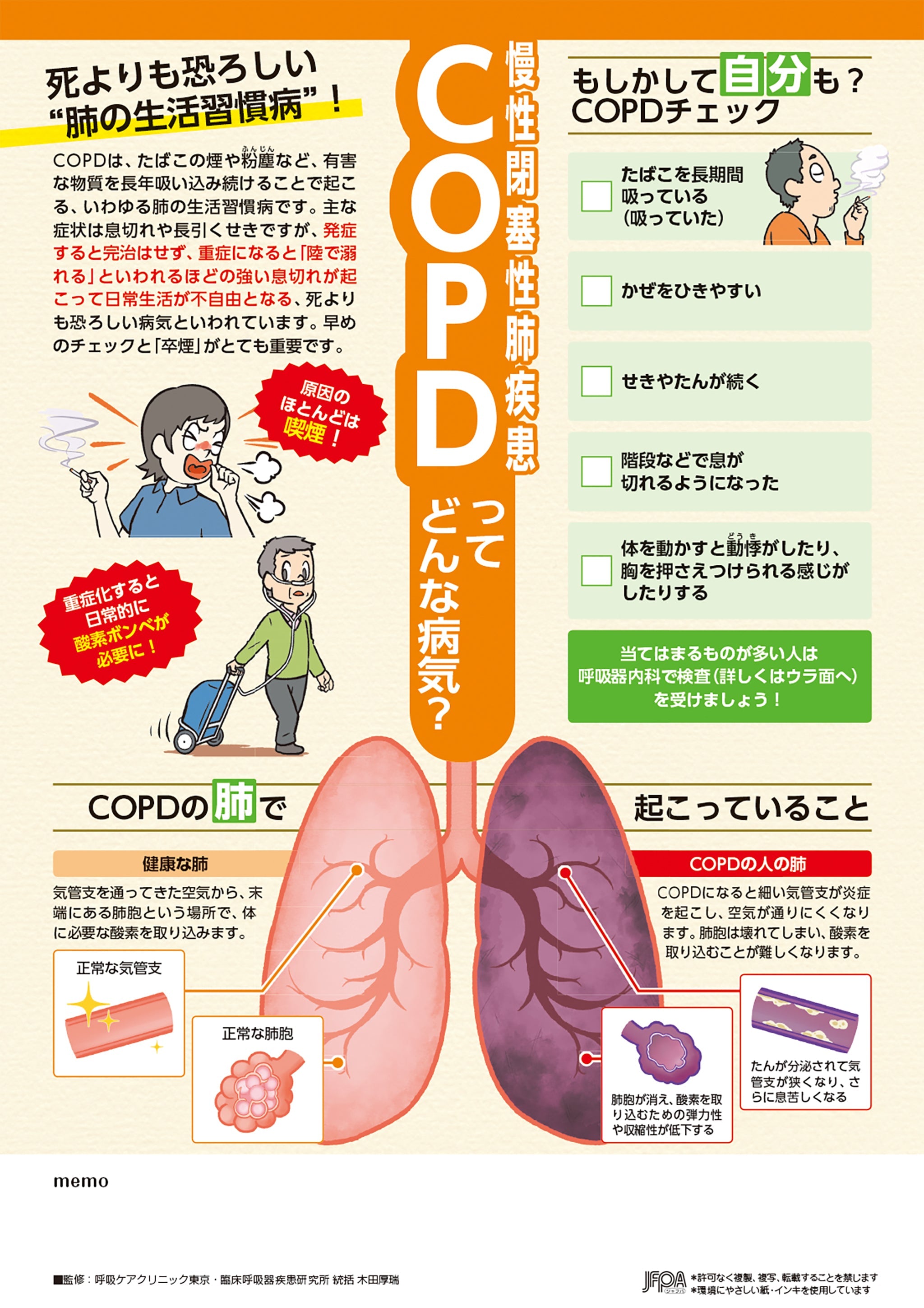 –　COPD（慢性閉塞性肺疾患）ってどんな病気？　JFPA®オンラインショップ
