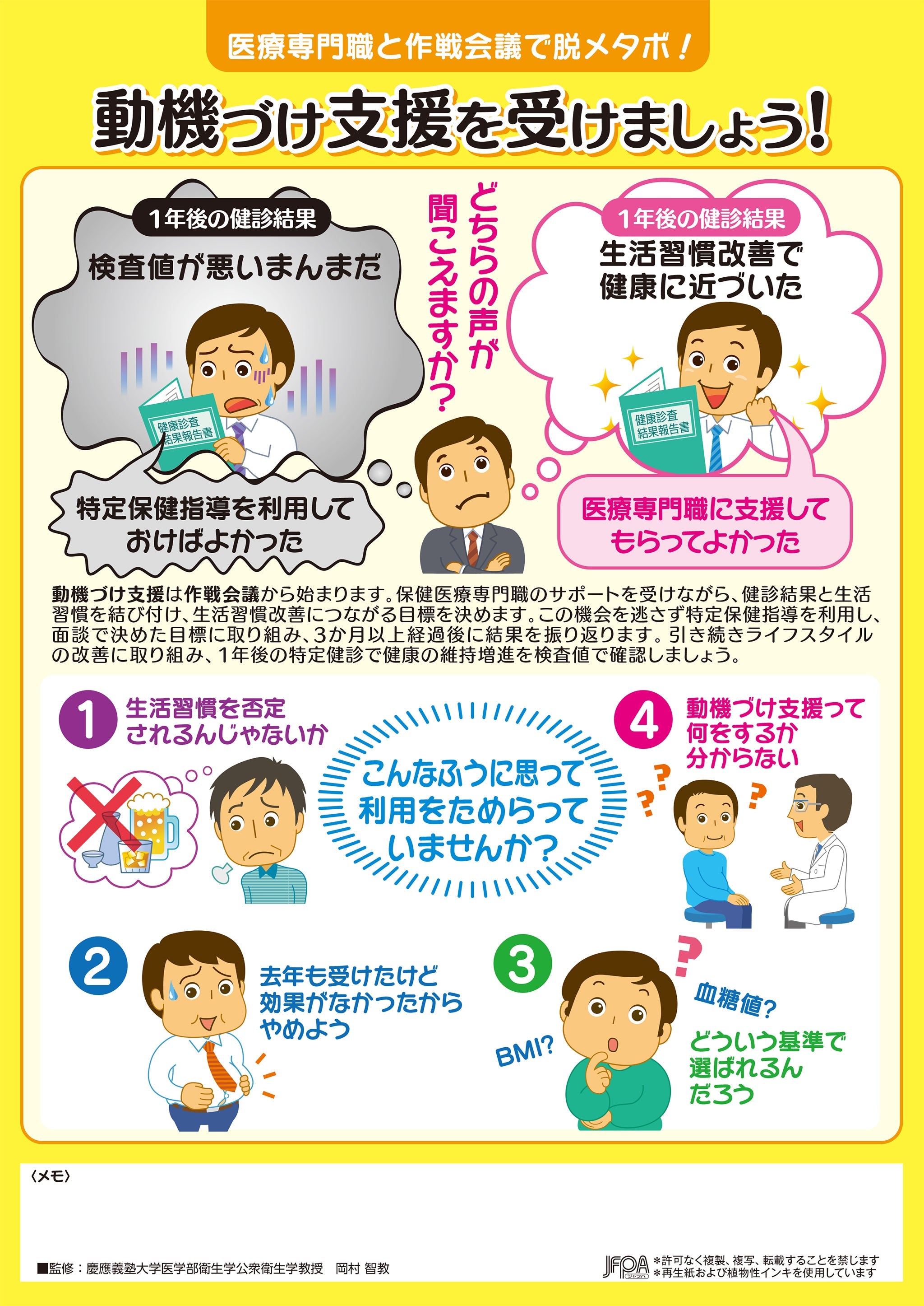 動機づけ支援を受けましょう！ – JFPA®オンラインショップ